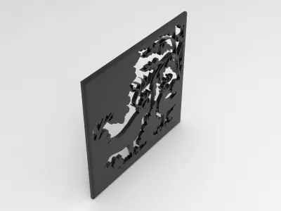 DEAR WALL FILLER ART DECOR 3D print model
