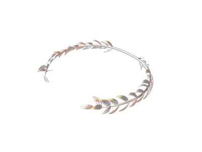 Laurel Wreath Head v1 013 Low-poly 3D model