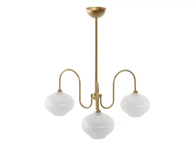 Birchly Chandelier 3D model