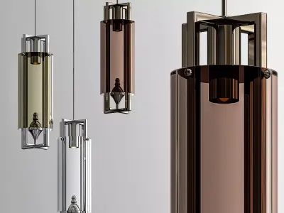 Tech Lighting Pendants 2 3D model purchase