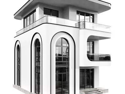 Modern House No41 A 3D model