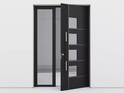 Aluminium door 137 3D model