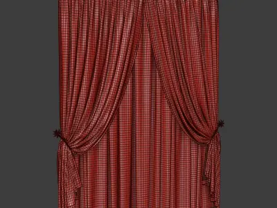 Curtain curtains - 3D model