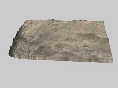 Torreon City Low-poly 3D model