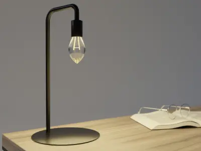 Varying Desk Lamps Free 3D model