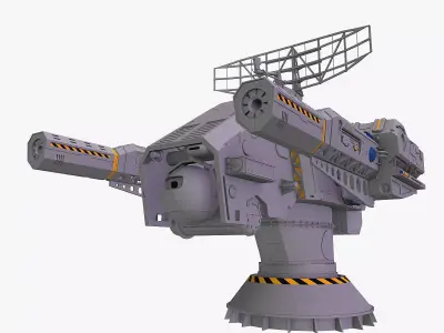 Heavy laser 3d model 3D model