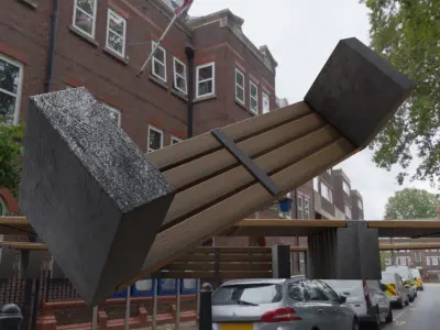 Street Bench 10 Version 1 Low-poly 3D model