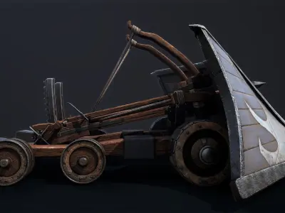 Next generation crossbow Low-poly 3D model