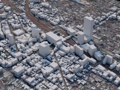 Hachioji - Japan 3D model