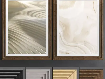 Art Frame 504 Low-poly 3D model