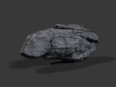 Rock Boulder Low-poly 3D model