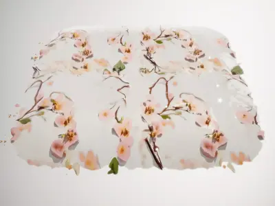 Blossom Petal Glass HQ PBR Textures Set Texture