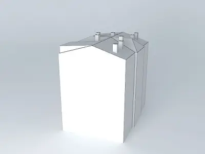 Riga Brivibas street Free 3D model