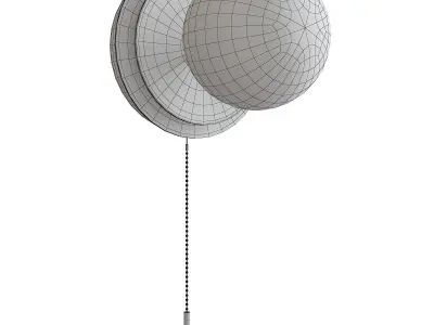  Picfair Wall Sconce Low-poly 3D model