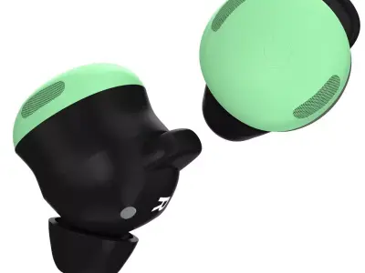 Google Pixel Buds Pro 2 Wintergreen 3D model