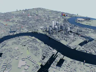London 3D model purchase