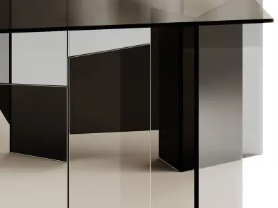 Tonelli Design METROPOLIS Rectangular console table 3D model