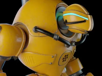 GrabBot PBR texturs 3D model