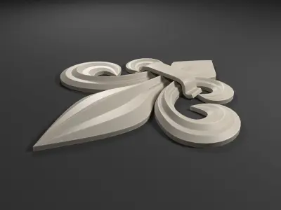 Fleur de Lis 3D model