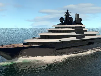  Lurssen Luminance Superyacht Dynamic Simulation 