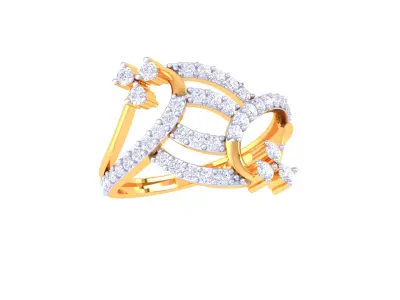 Women Ring Render 3dm STL OBJ FBX Details  3D print model 3