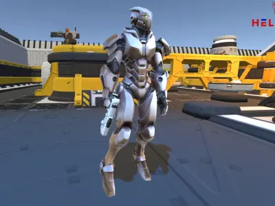 Helixor Low-poly 3D model
