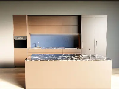 89-Kitchen5 matte 8 3D model