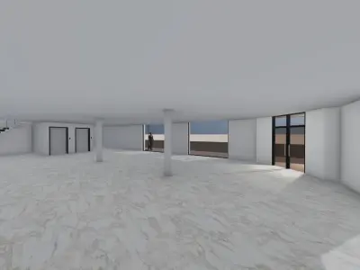 building where hotel is located Low-poly 3D model purchase
