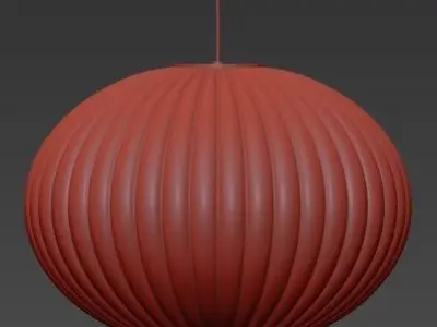 Coral Seaurchin Pendant Light 3D model