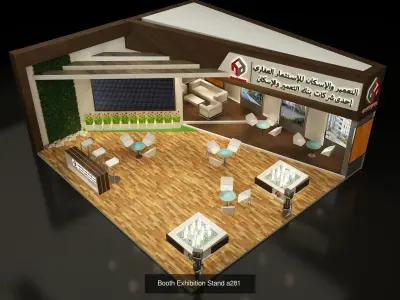 Booth Exhibition Stand G26 3D Model Pack
