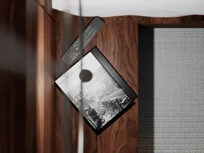 Modern Bedroom Scene for Cinema 4D and Corona Renderer 3D model
