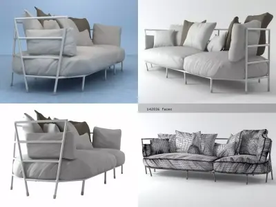 Dehors Sofa 372 3D model
