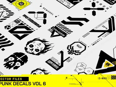 Cyberpunk Decals Vol 6   Texture