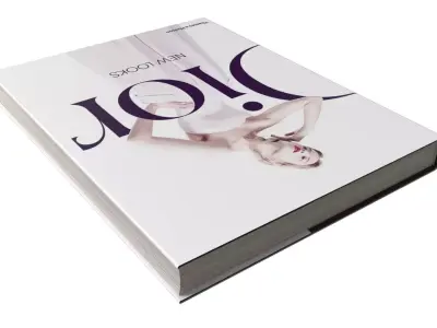 Dior New Looks Fashion Coffee Table Book Low-poly 3D model