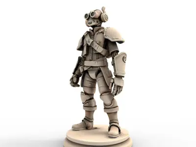 steampunk robotic 3 3D print model