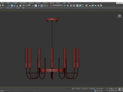 GALA II SUSPENSION Low-poly 3D model