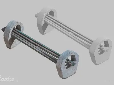 Lavka Bench Scan 3D model