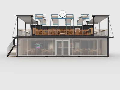 Container Cafe 16 3D model