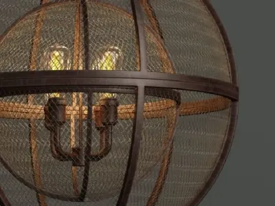 Hanging  lamp LOFT HOUSE P-127 3D model
