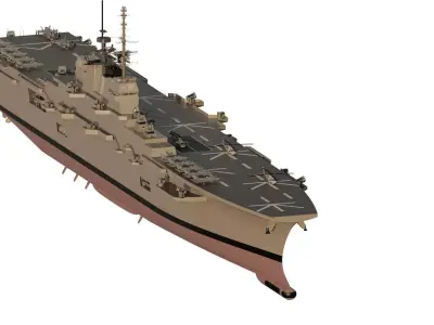 AMPHIBIOUS ASSAUL CARRIER 3D model