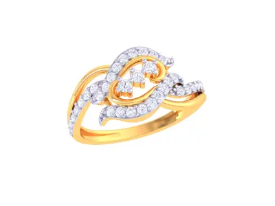 Women Ring Render 3dm STL OBJ FBX Details  3D print model order