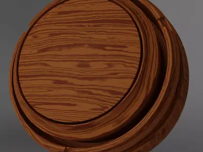 Seamless PBR Wood - Walnut Light 005 Texture