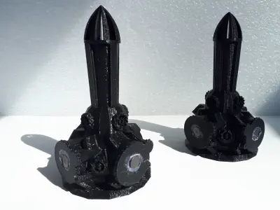 Modular industrial terrain     industrial burner 3D print model