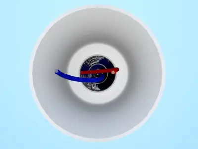 LED LIGHTBULB REAL SIZE 3D model