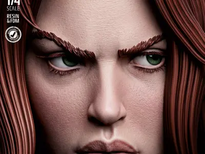 STAR WARS Mara Jade Portrait Bust  3D print model