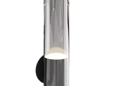  Delonda Single Light Glass Dimmable LED Flush Mounted  Sconce 3D model