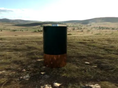 Low poli flashlight  Free low-poly 3D model