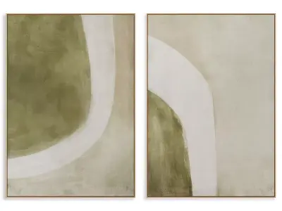 Abstract Painting Frame set 3D model 578