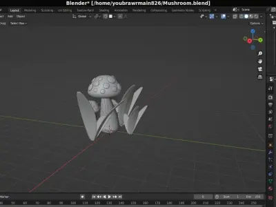 Mushroom Free 3D model