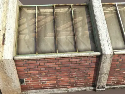 Skylight Window Low-poly 3D model